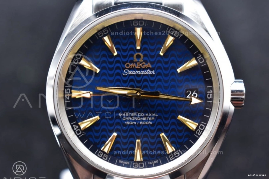 Blue Best Edition 150M 1:1 Bracelet Terra Efficient 508 A Aqua Dial SS On SS VSF Waved 0906